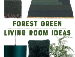Forest Green Living Room Accessories