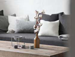 Gray Wood Living Room Furniture