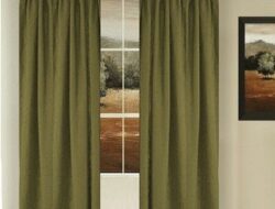 Olive Green Living Room Curtains