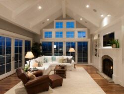 Living Room Cathedral Ceiling Lighting