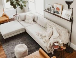 Simple Mid Century Modern Living Room