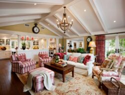 French Country Inspired Living Room