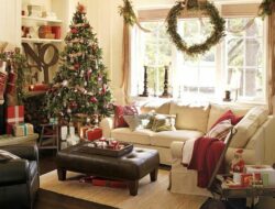 Christmas Tree In Living Room Or Family Room