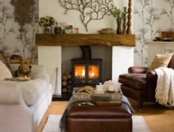Warm Country Living Room Ideas