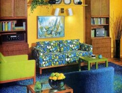 Retro 1970s Living Room