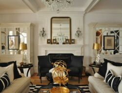Gold And Ivory Living Room