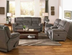 Living Room Set With Reclining Loveseat
