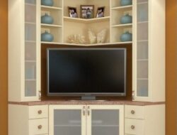 Corner Tv Stand With Showcase Designs For Living Room