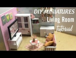 Miniature Living Room Set