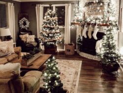 How To Decorate A Living Room With Christmas Lights