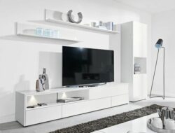 White Living Room Tv Stand