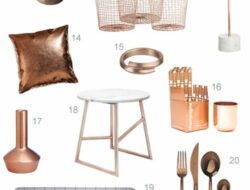 Copper Coloured Living Room Accessories