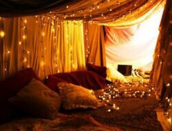 Romantic Living Room Fort