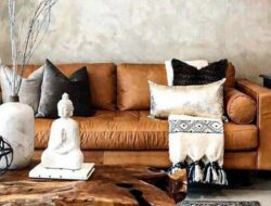 Leather Couch Living Room Design
