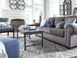 Gray And Navy Living Room Decor
