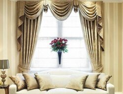 Elegant Living Room Curtains And Valances
