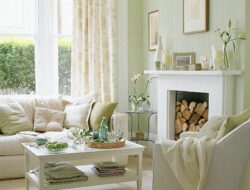 Mint Green And Cream Living Room