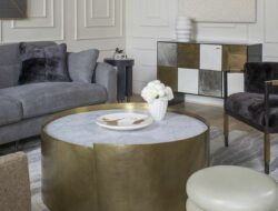 Silver And Bronze Living Room