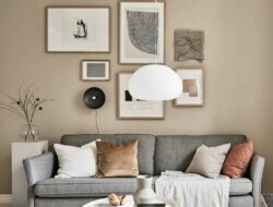 Brown Beige And Grey Living Room