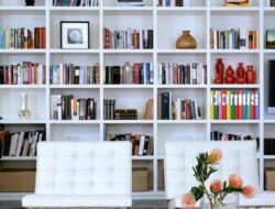 Bookshelf Design In Living Room