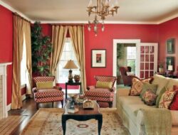 Traditional Red Living Room Ideas