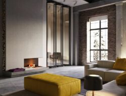 Modern Industrial Style Living Room