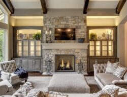 Living Room Furniture Ideas With Fireplace