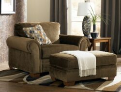 Large Living Room Chair With Ottoman
