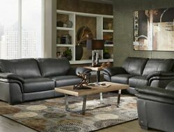 Cindy Crawford Leather Living Room Set