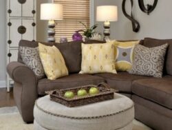 Brown And Silver Living Room Decor