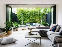 Living Room And Garden