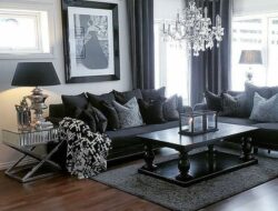 Black Furniture Living Room Ideas Pinterest