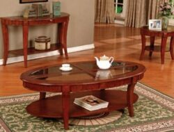 Cherry Wood End Tables Living Room