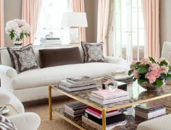 Living Room Ideas With Pink Accents
