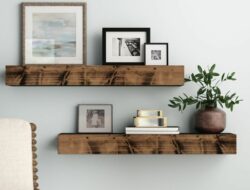 Wooden Floating Shelves For Living Room
