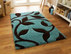 Teal And Brown Living Room Rugs