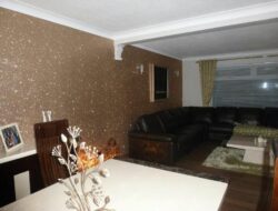 Gold Glitter Wallpaper Living Room