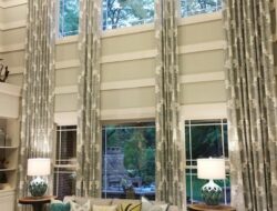 High Ceiling Living Room Curtain Ideas