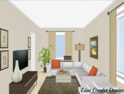 Rectangular Living Room Interior Design
