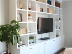 Custom Storage Cabinets Living Room