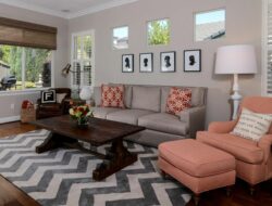 Gray Coral Living Room