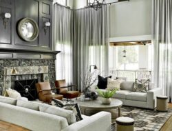 Luxury Transitional Living Room
