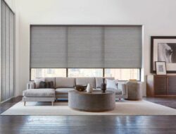Modern Living Room Window Blinds