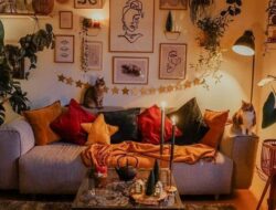 Warm Cozy Living Room Decor