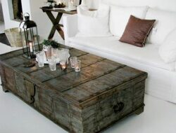 Living Room Chest Coffee Table