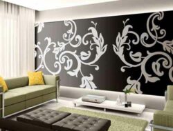 Large Wall Stencils For Living Room