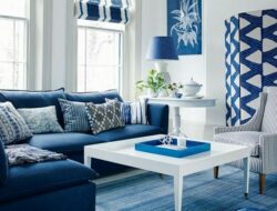 Blue White Living Room Decor