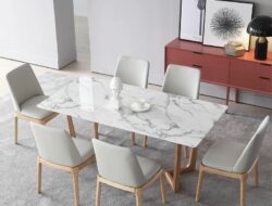 Faux Marble Living Room Table Sets
