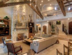 Modern Tuscan Style Living Room