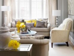 Beige Yellow Living Room